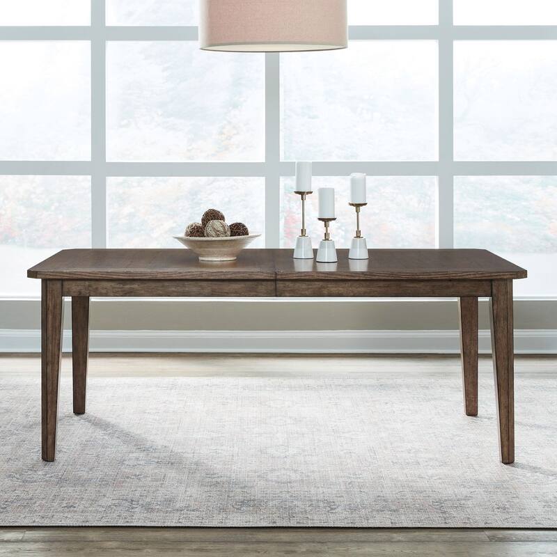 Liberty Furniture Carolina Park Rectangular Leg Table, Upholstered Side Chairs Dining Set