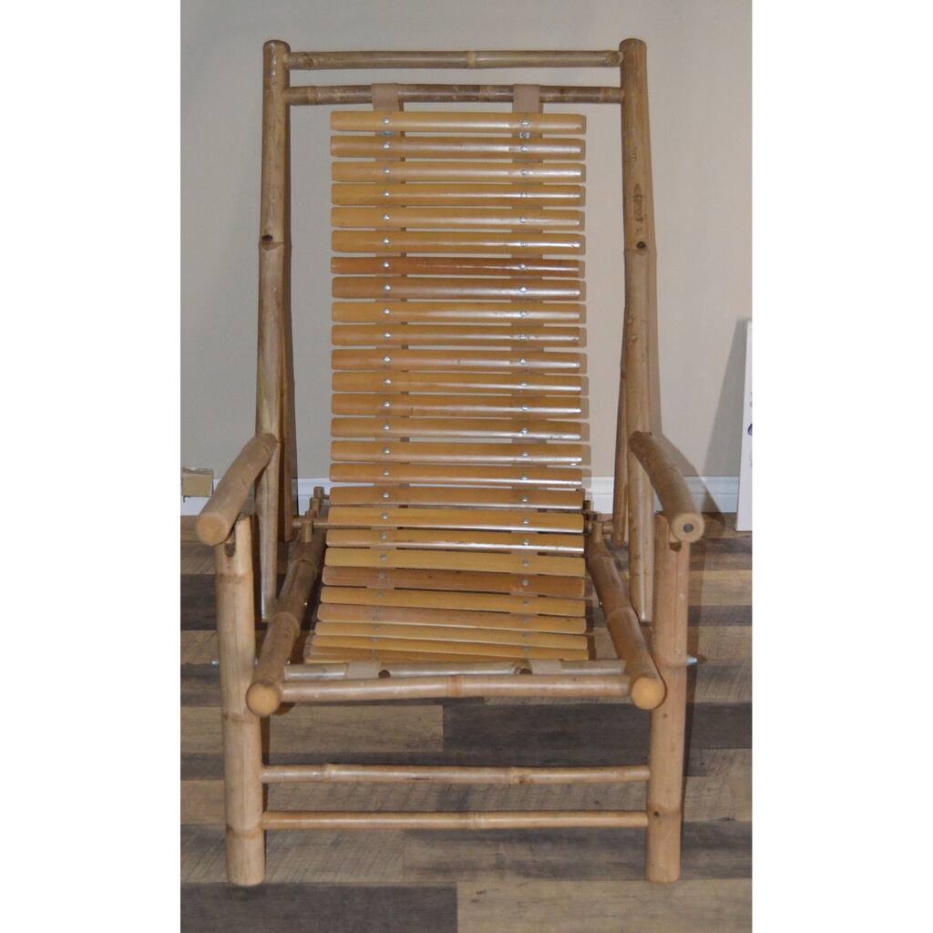 Handmade Set of 2 Bamboo Recliners (Vietnam)