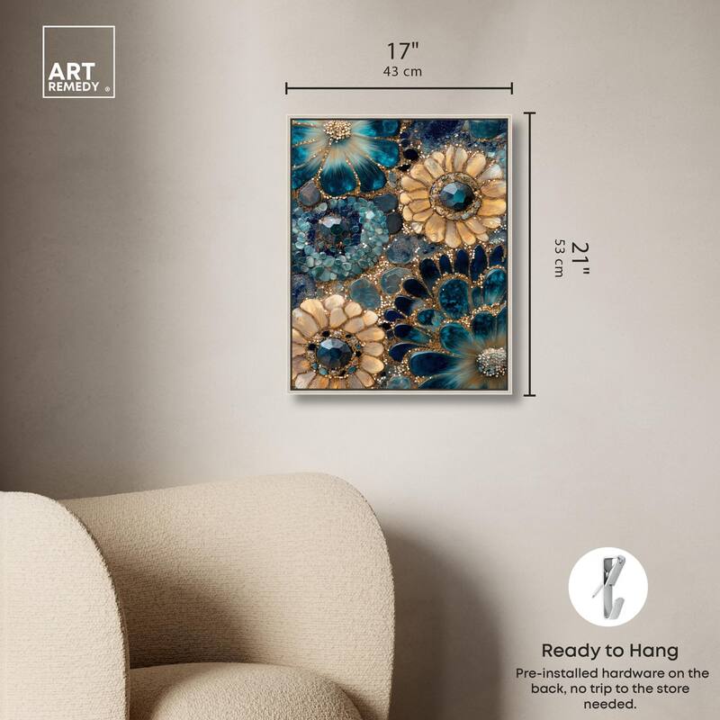 Opulent Geode III Canvas by Art Remedy