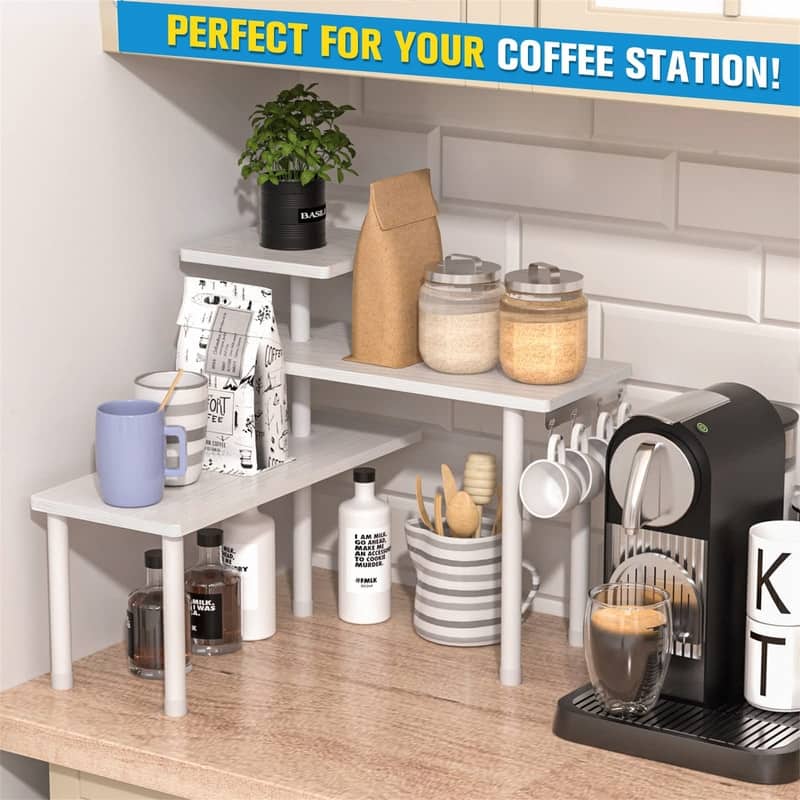 Bathroom Organizer Countertop Corner Shelf
