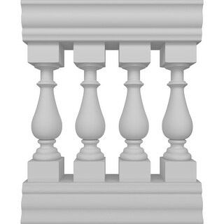Fiberthane Traditional Balustrade Railing Kit, Style N (5 7/8