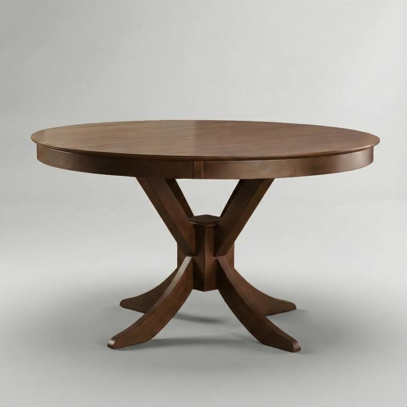 Furniture of America Oskam I Traditional Walnut 53-inch Dining Table