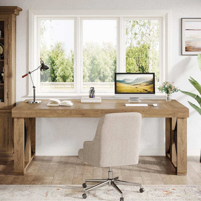 70.8-Inch Executive Computer Desk, Large Home Office Desk