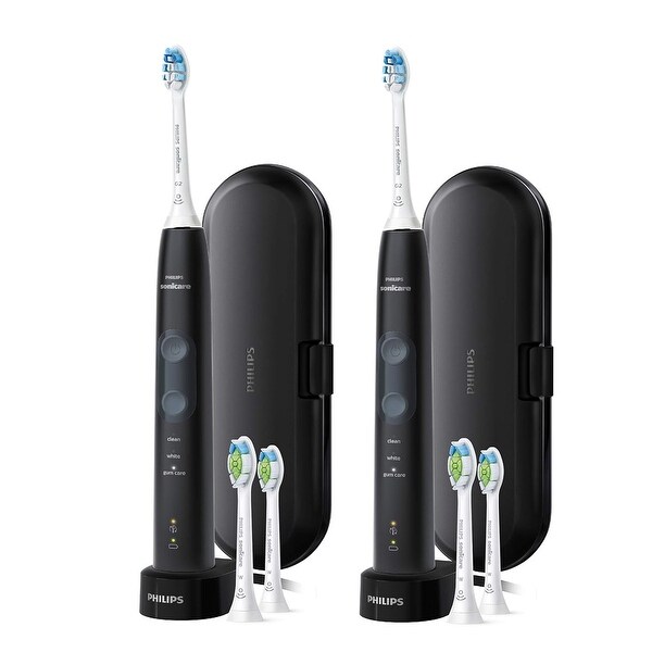 2x Philips Sonicare Protective Clean 5300 Rechargeable Electric