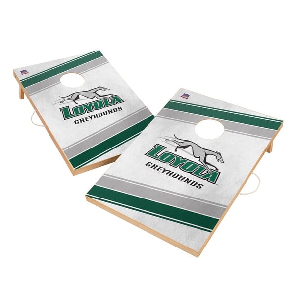 slide 2 of 5, Loyola Maryland Greyhounds Regulation 2x4 Cornhole Set