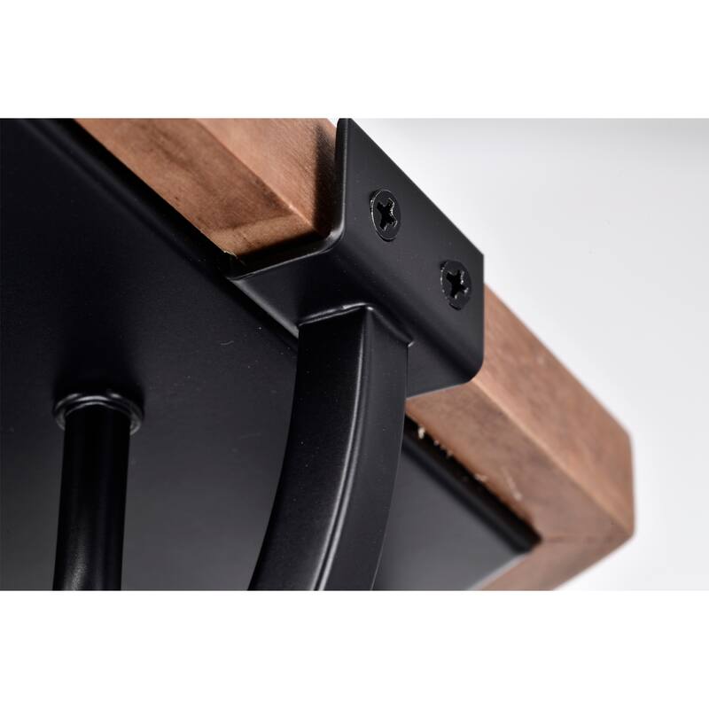 Fiona 14 Inch Farmhouse Style Matte Black Flush Mount Ceiling light