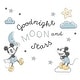 preview thumbnail 1 of 3, Lambs & Ivy Disney Baby Moonlight Mickey Mouse Blue/Black Wall Decals/Stickers