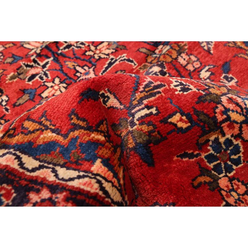 ECARPETGALLERY Hand-knotted Anadol Red Wool Rug - 2'9 x 10'11
