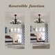 preview thumbnail 8 of 21, 6-Light Smart Crystal Column Caged Ceiling Fan Light - 27 inch-6 Lights