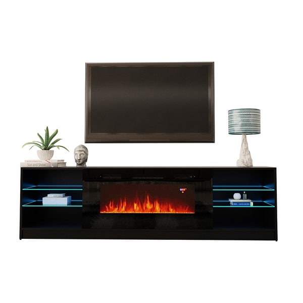 Strick & Bolton Amsden Electric Fireplace TV Stand. Opens flyout.