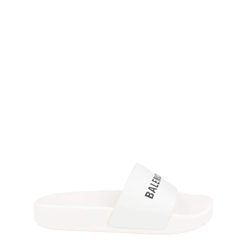 Balenciaga Logo Pool Slides