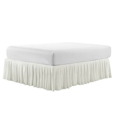 Serenta Pleated Matching 18-inch Drop Bed Skirt