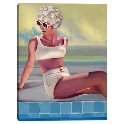 Retro Beach Girls III by Studio Arts Canvas Art Print