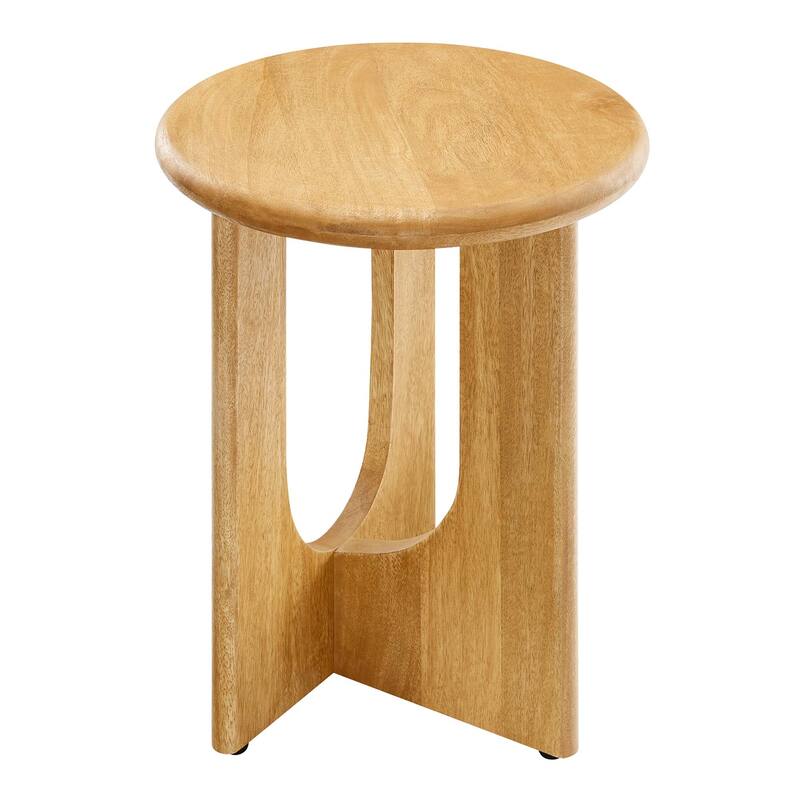 Rivian Round Side Table - Oak