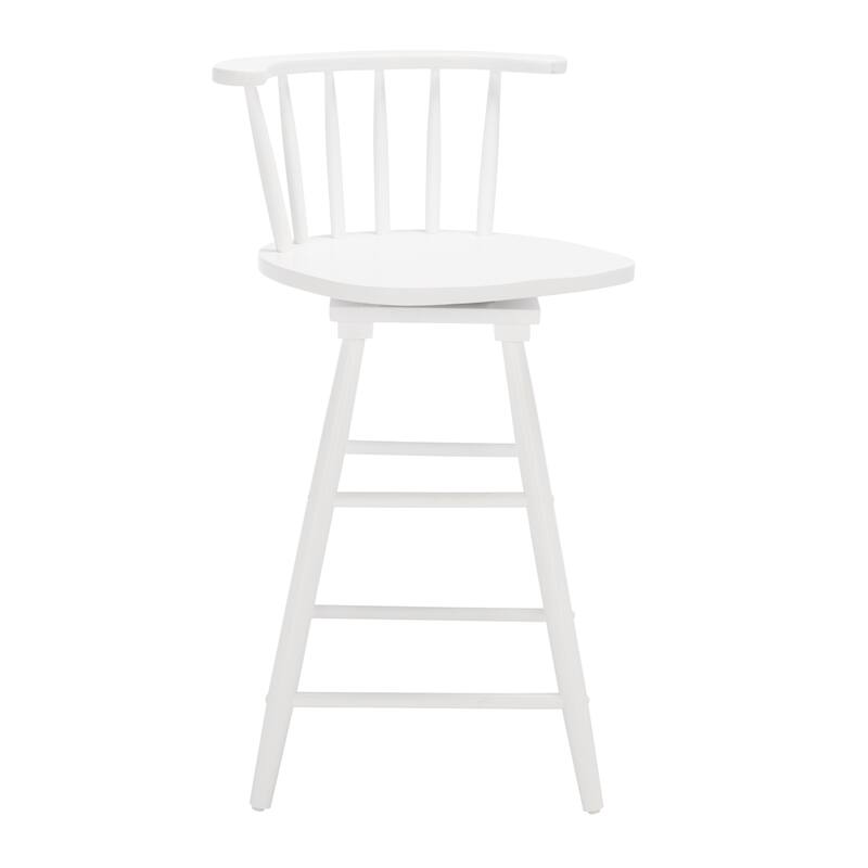 SAFAVIEH Gunnlaug Swivel 25-inch Counter Stool - 21 In. W x 17 In. D x 36 In. H - 21Wx17Dx36H
