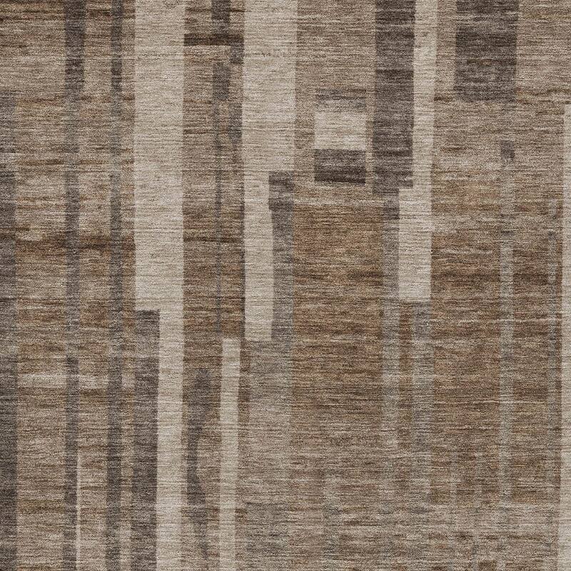 HomeRoots Striped Transitional Rectangle Outdoor Rug