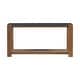 preview thumbnail 14 of 18, Minimalist Console Table with Shelf & 4-Leg Construction