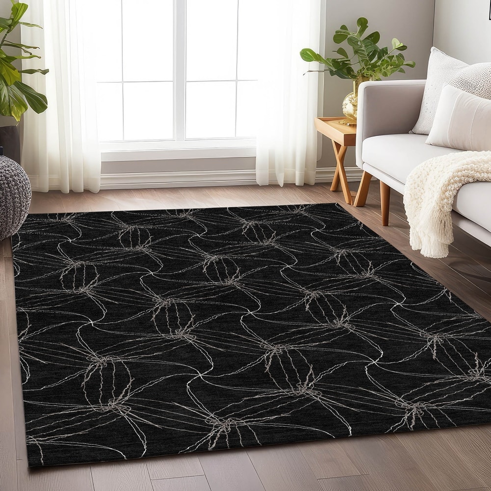 Premium Washable Super Soft Modern Symphony Mayfield Rug
