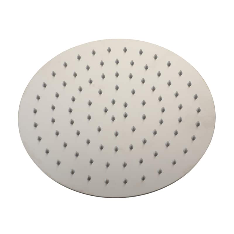 1-Spray Pattern with 2.5 GPM Round Ceiling Mount Rain Fixed Shower Head