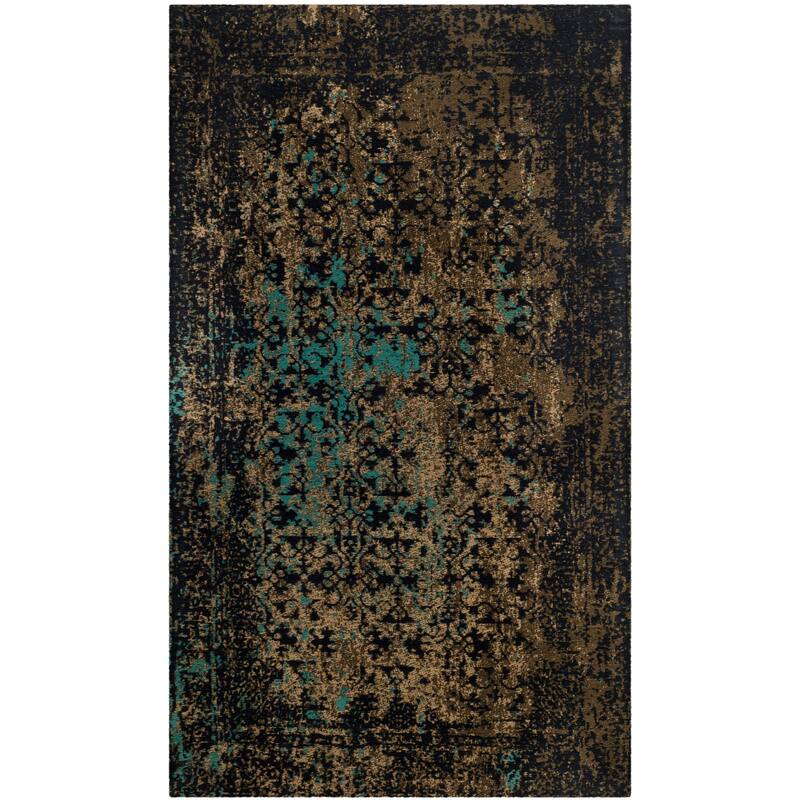 SAFAVIEH Handmade Classic Vonnie Traditional Oriental Wool Rug - 3' x 5' - Rust/Gold - Rectangle