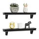 preview thumbnail 17 of 18, Danya B. 24" Floating Display Ledge Wall Shelves - Set of 2