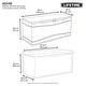 preview thumbnail 12 of 34, Lifetime Heavy-Duty Outdoor Storage Deck Box (130 Gallon)