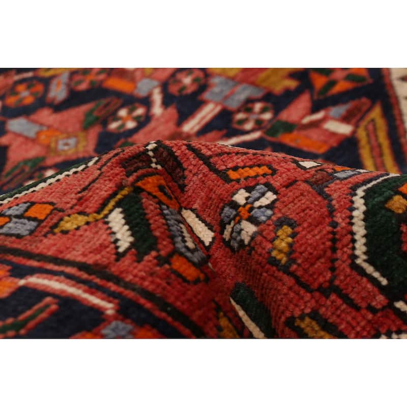 ECARPETGALLERY Hand-knotted Sarabi Red Wool Rug - 3'5 x 10'10
