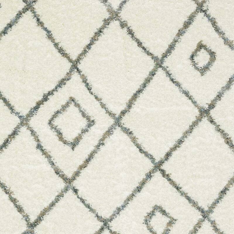 HomeRootsDiamond Casual Runner Area Rug