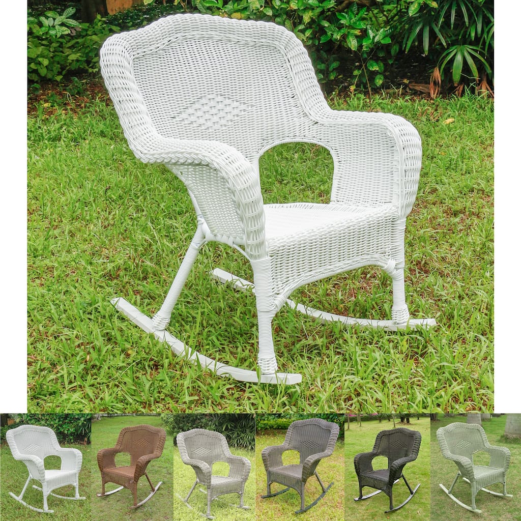 Maui Resin Wicker Porch Rocker