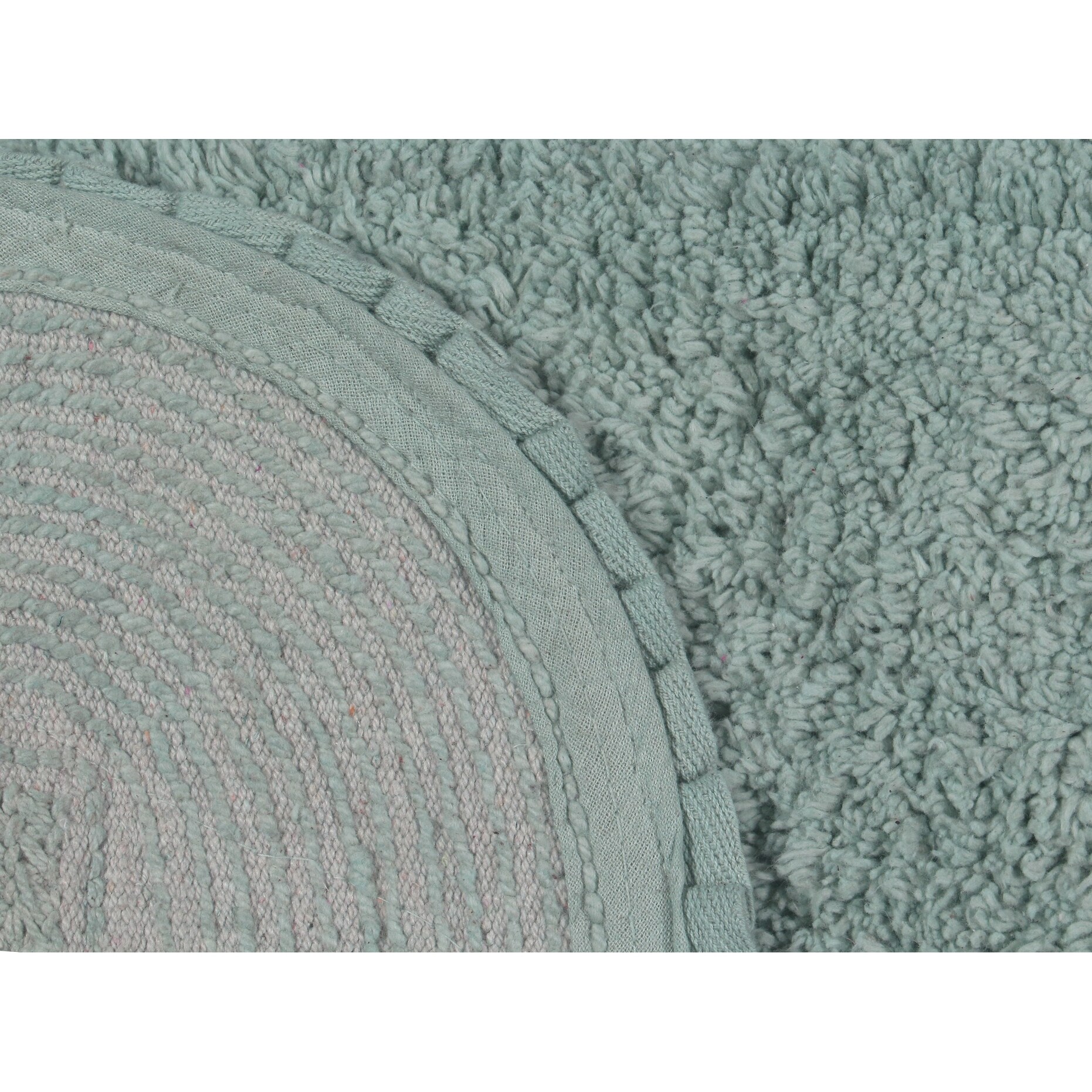 Radiant Collection Bathroom Rug, Cotton Soft, Water-image