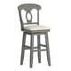preview thumbnail 35 of 79, Eleanor Napoleon Back Wood Swivel Chair by iNSPIRE Q Classic