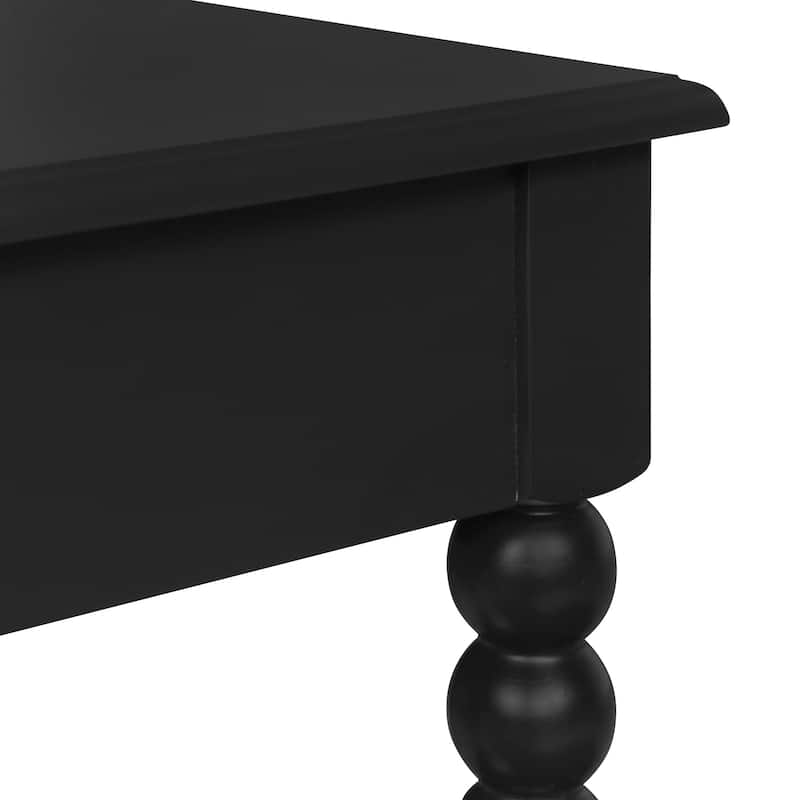 Elise Foyer Table in Black Finish