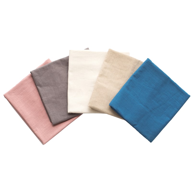 Deerlux 100% Pure Linen Washable Tablecloth Solid Color