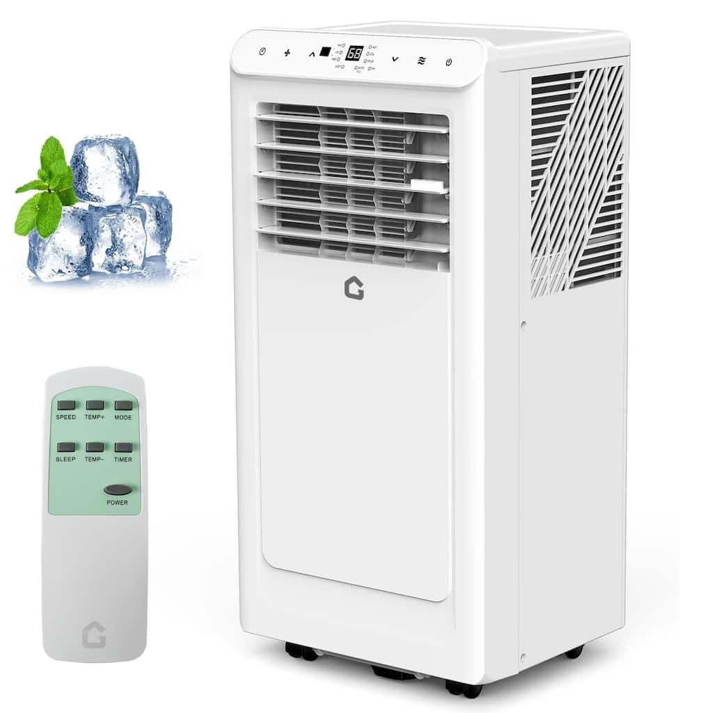 10,000 BTU Portable Air Conditioner, Cooling up for 450 Sq.Ft, 24H Timer & Remote Control