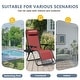 preview thumbnail 38 of 61, Homall Patio Zero Gravity Chair Lawn Lounge Chair with Pillow Set of 2