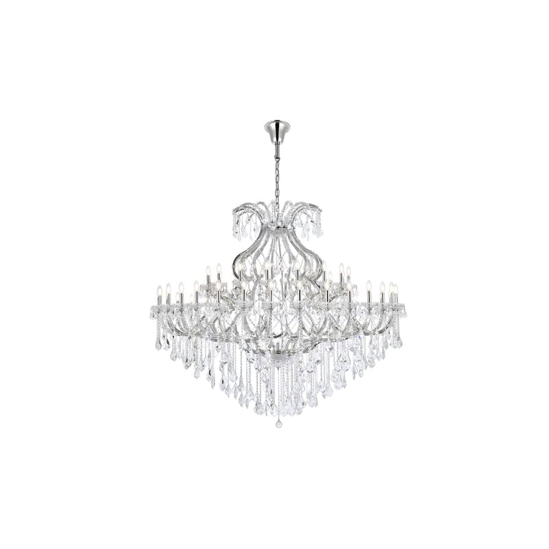 Fleur Illumination Collection Chandelier D:72in H:60in Lt:49 Chrome Finish