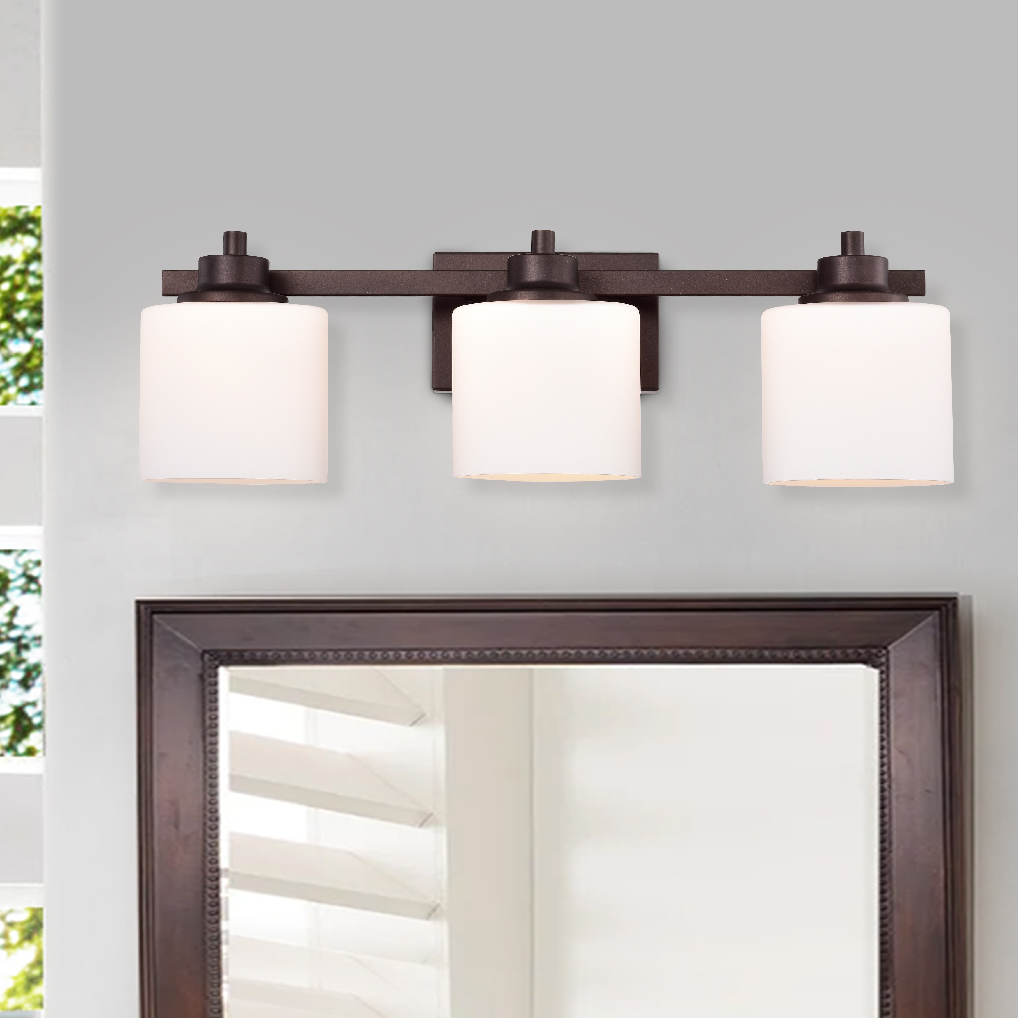 3 light Oil Rubbed Bronze Bath Vanity Light On Sale Bed Bath Beyond 32501129