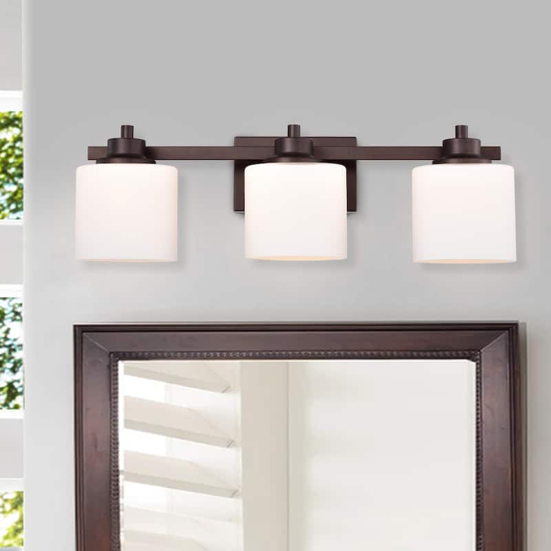 3-light Oil Rubbed Bronze Bath/ Vanity Light