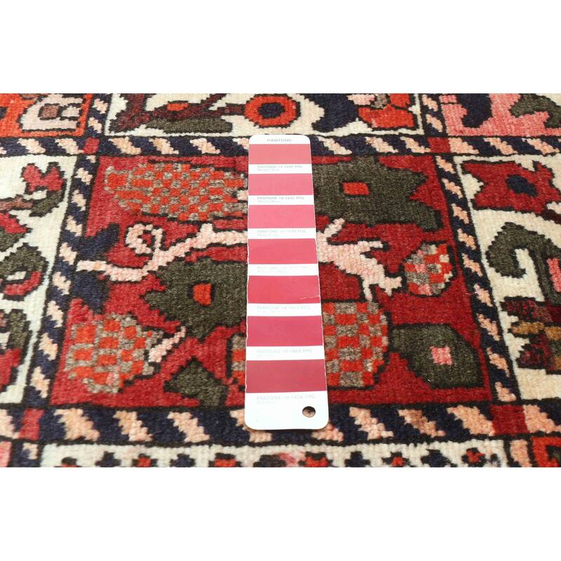 ECARPETGALLERY Hand-knotted Kayseri Vintage Red Wool Rug - 4'10 x 9'2