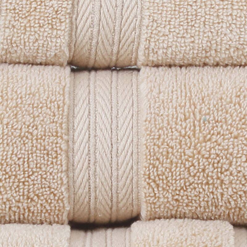 Home Weavers Elegance Essentials 550GSM Cotton Zero Twist Super Absorbent Bath Towel Set of 6