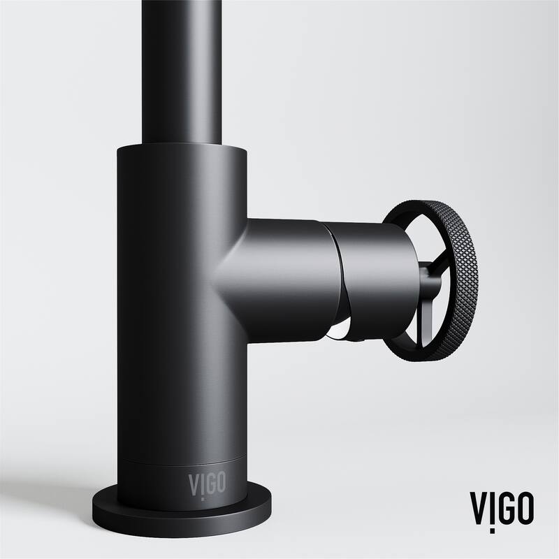 VIGO Cass 9" H Single Handle Single Hole Bathroom Faucet