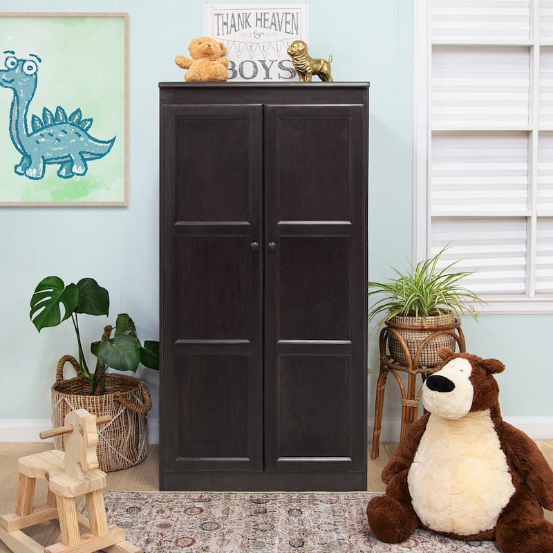 Concepts in Wood Armoire Wardrobe Closet, 5 ft Tall