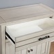 preview thumbnail 6 of 5, Cruize Transitional Antique White 32-inch Wood 2-Shelf Hallway Cabinet by Furniture of America