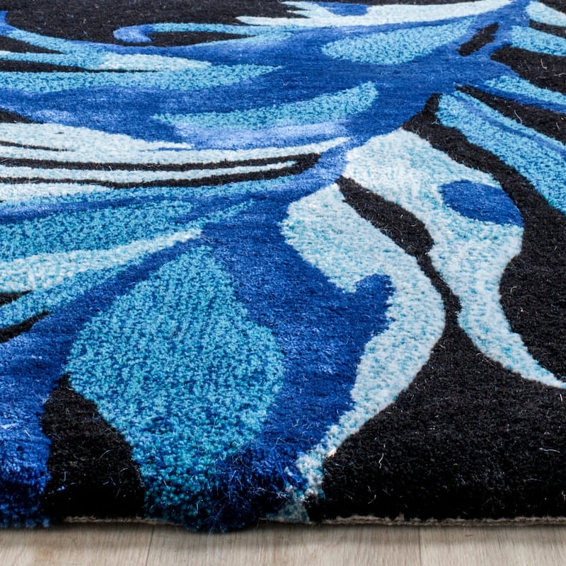 SAFAVIEH Handmade Allure Njomza Modern Floral Wool Rug