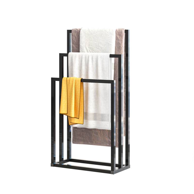 Metal Freestanding 3 Tiers Hand Towel Holder Organizer for Bathroom Accessories