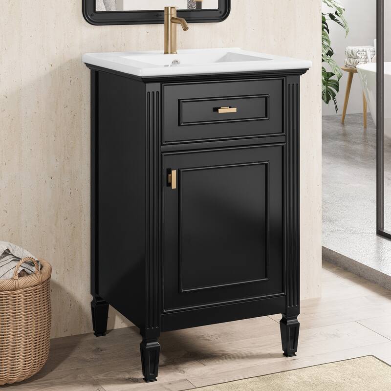 Modern Bathroom Vanity with Functional Storage and Stylish Design