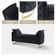 preview thumbnail 32 of 41, Robert Modern Upholstered Flip Top Storage Bench with Two Pillows by HULALA HOME