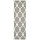 preview thumbnail 23 of 54, SAFAVIEH Handmade Cambridge Sinda Modern Moroccan Wool Rug 2'6" x 10' Runner - Dark Grey/Ivory - Runner