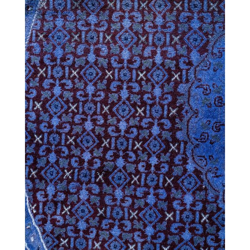 Fine Vibrance, One-of-a-Kind Hand-Knotted Area Rug - Gray, 6' 1" x 6' 3" - 6' 1" x 6' 3"