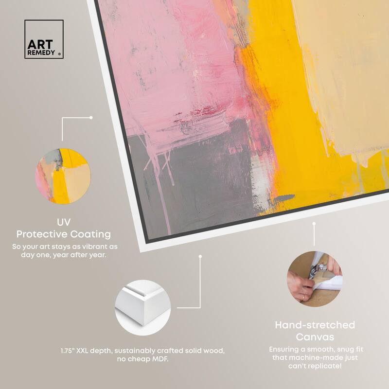 Tangerine Blush I Canvas by Art Remedy